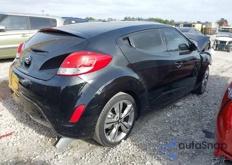 2017 Hyundai Veloster Value Edition from USA, damaged, VIN KMHTC6AD3HU321636